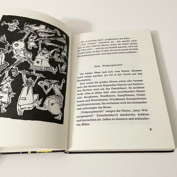 Vtg 1980 Die Kleine Hexe Otfried Preussler Hardcover German Book - Picture 15 of 16